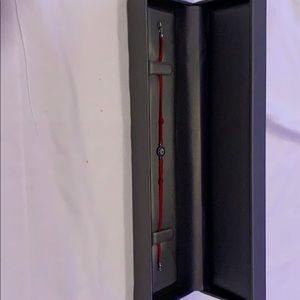 14k white gold sapphire and diamond cord bracelet